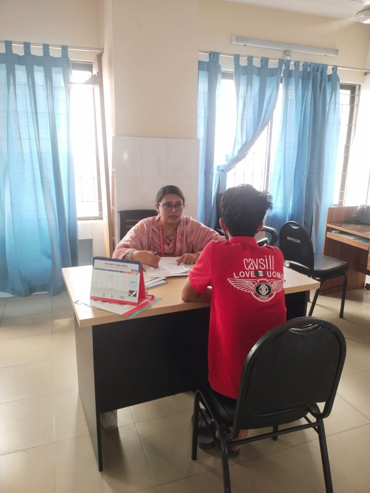 Tobacco cessation counselling at the National Heart Foundation Hospital, Mirpur
