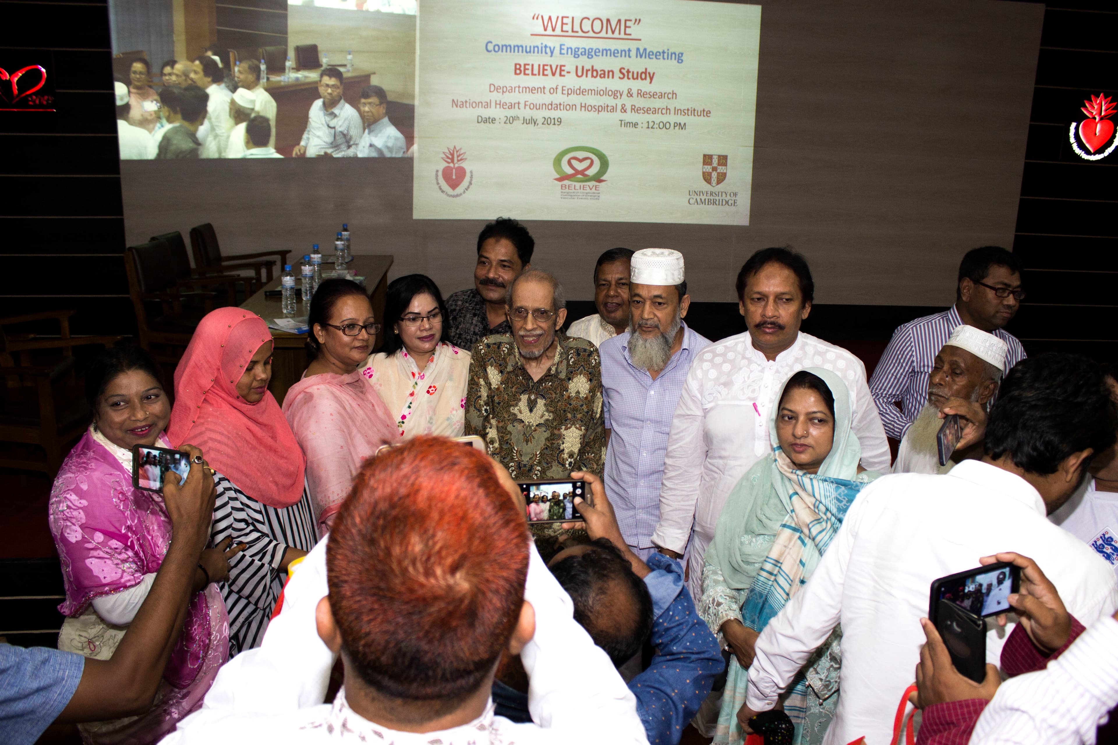Community Engagement with National Professor