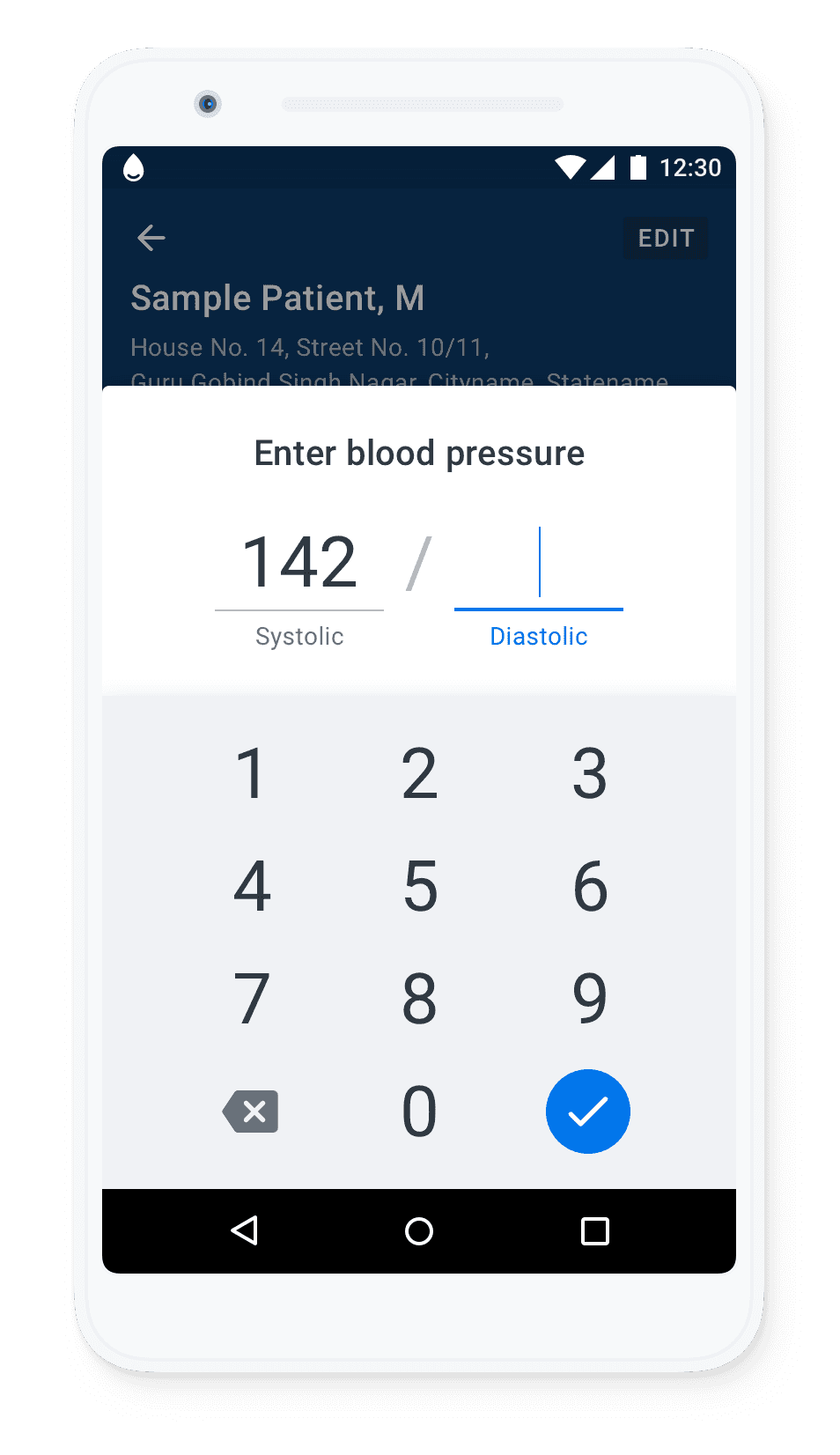 Simple app: Record blood pressure