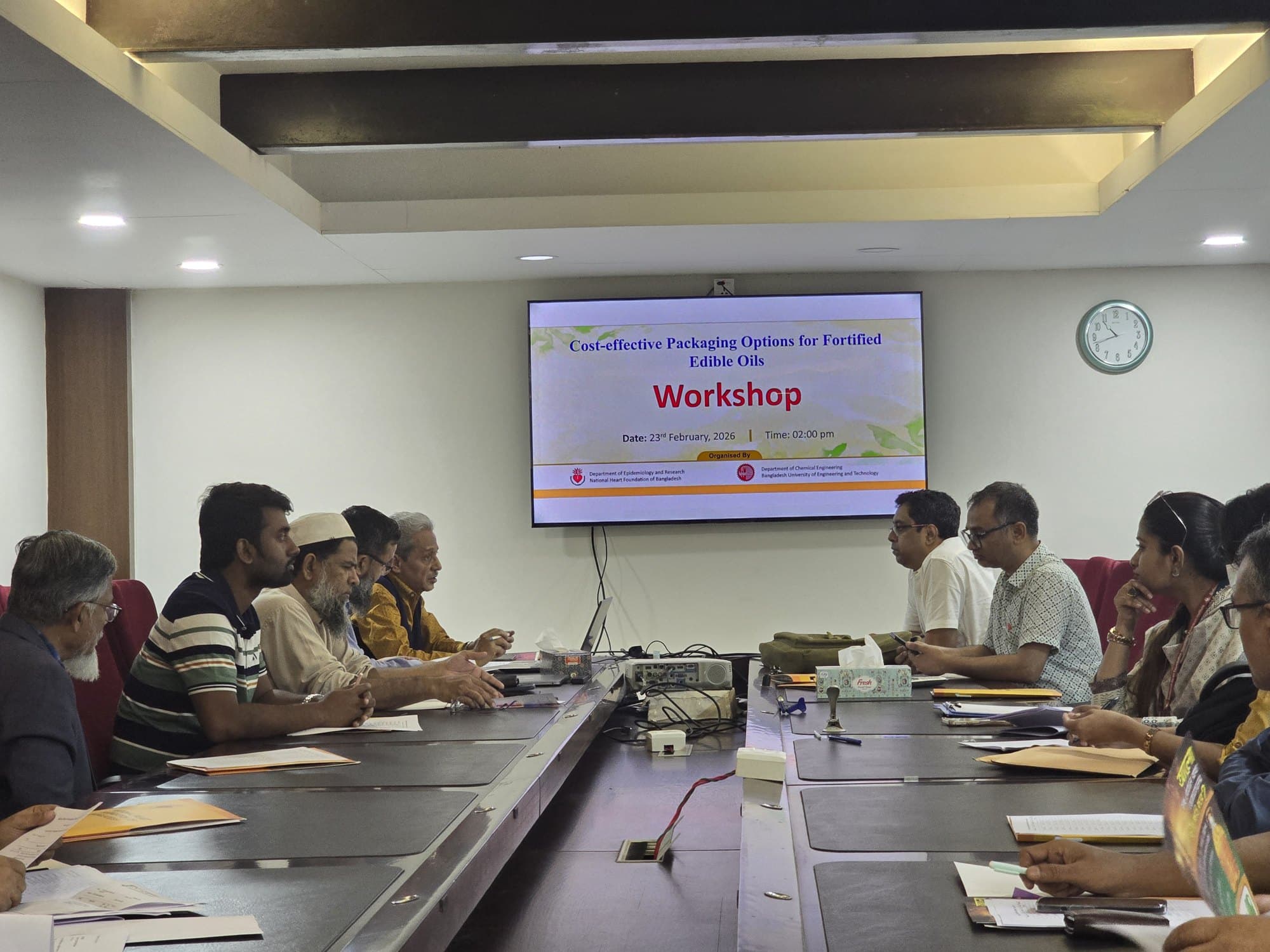 Workshop with BUET on packaging