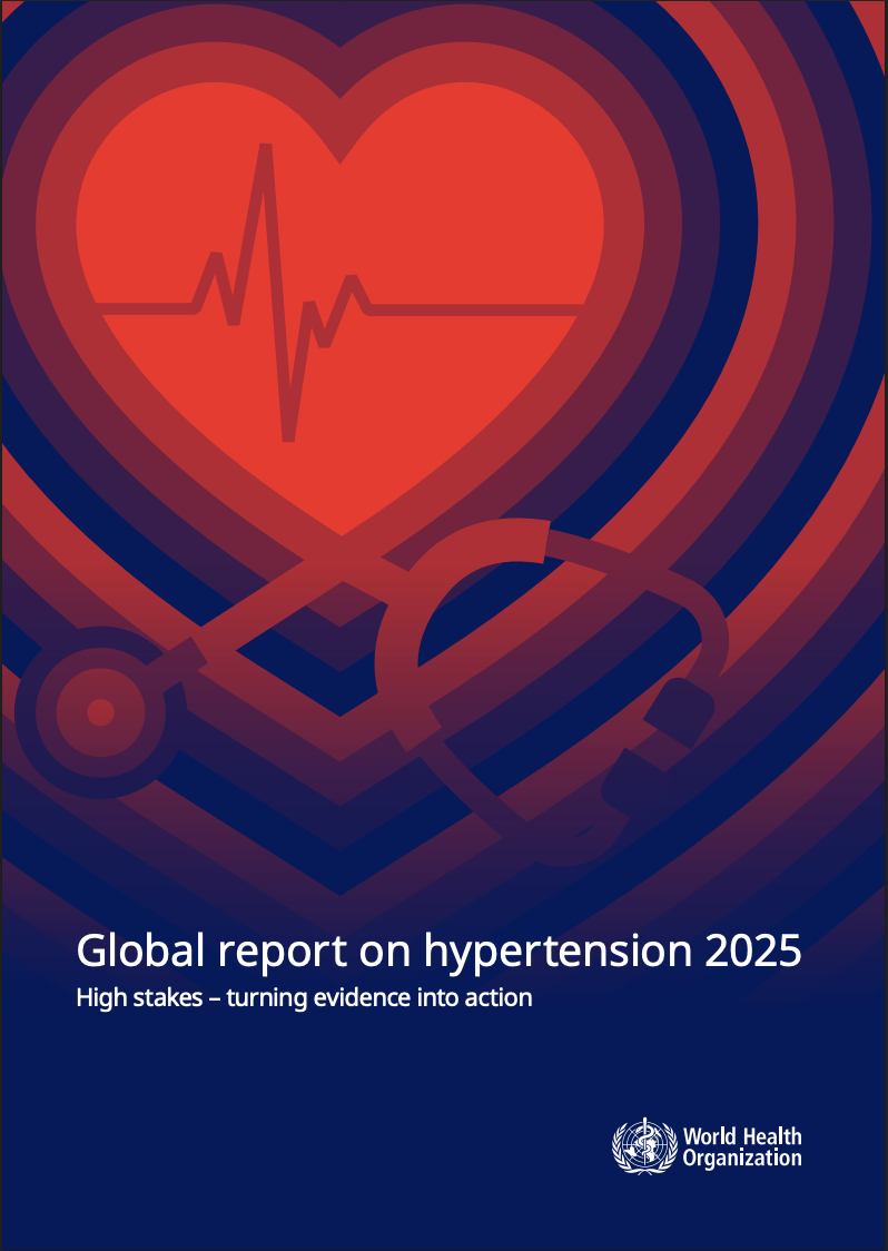 Cover of the WHO Global report on hypertension 2025